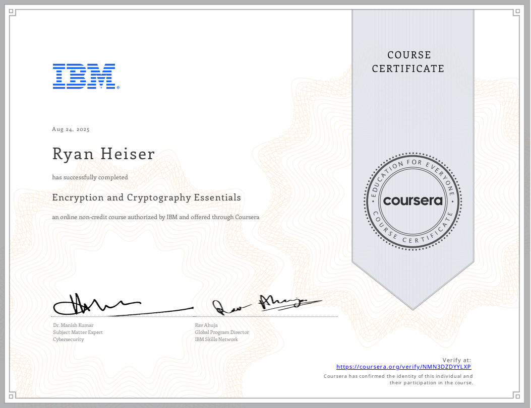 Encryption and Cryptography Essentials