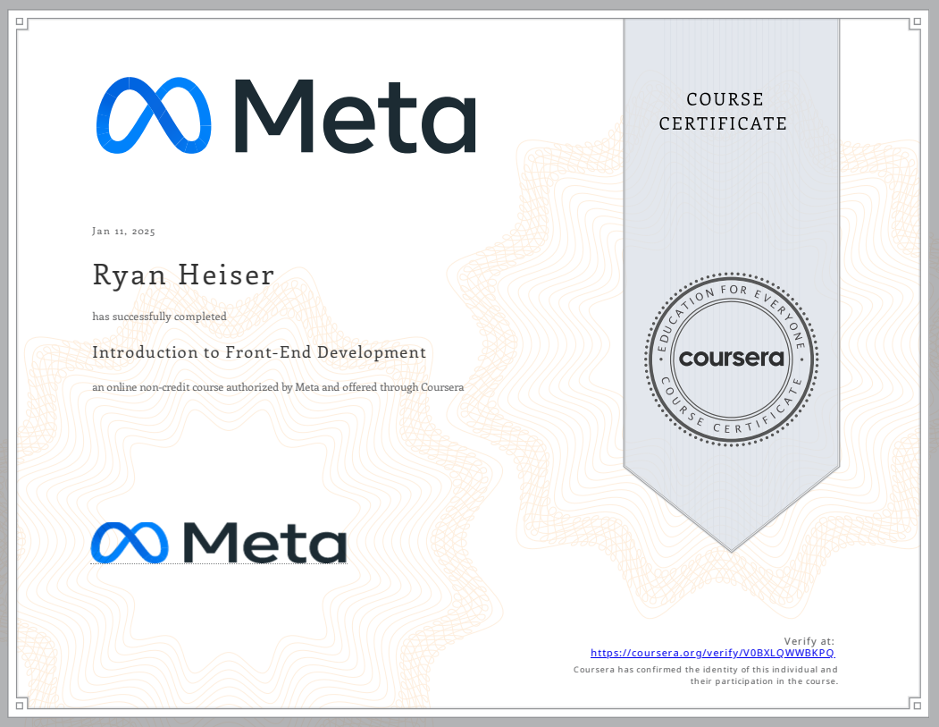 Introduction to Front-End Development