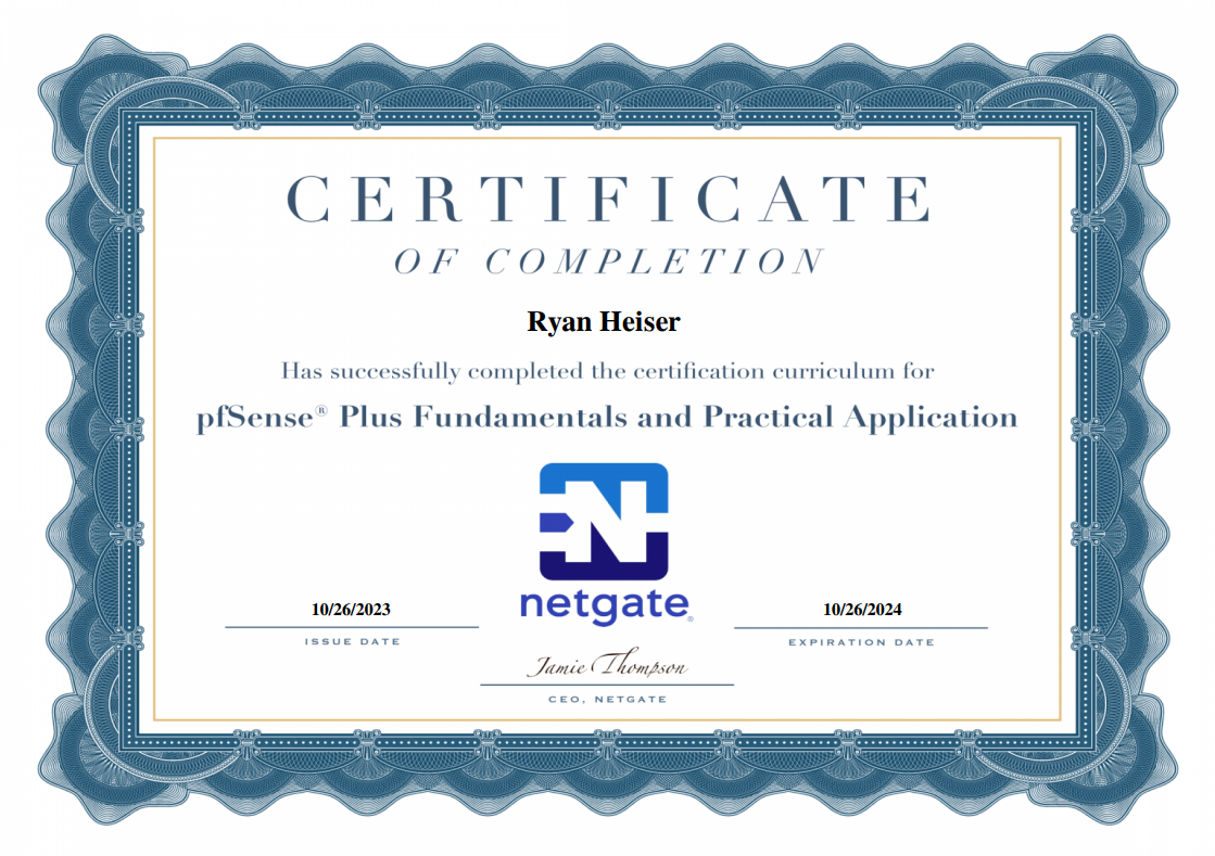 Netgate pfSense Plus Fundamentals and Practical Application